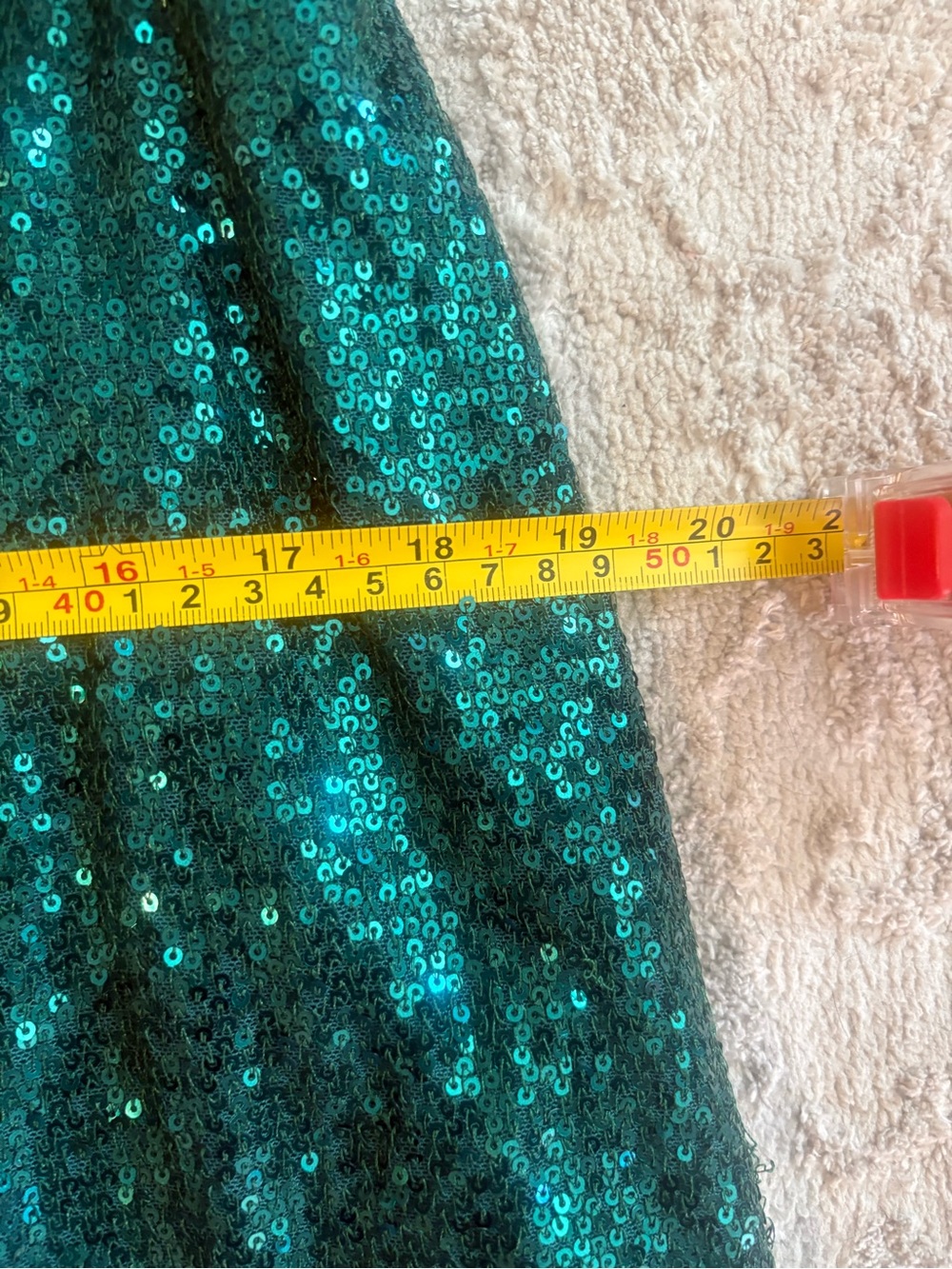 Sparkling Emerald Sequin shift Dress - Women's xl - Picture 6 of 12